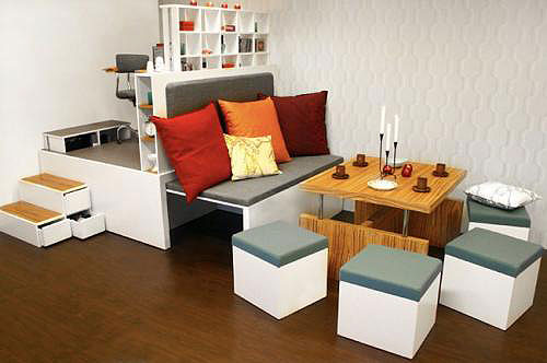 Многофункциональная мебель для маленькой квартиры – фото