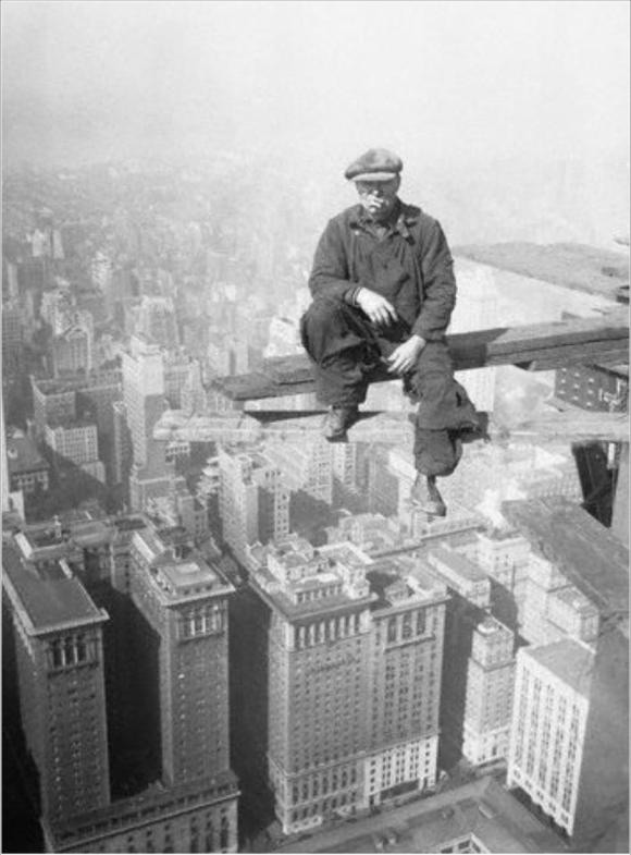 Как строились американские небоскребы: нелегкая профессия высотника