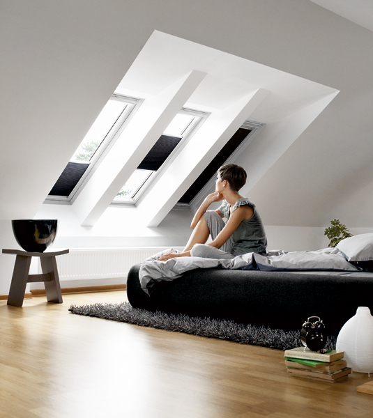 VELUX: энергоэффективные шторы для мансардных окон с теплоотражающими свойствами