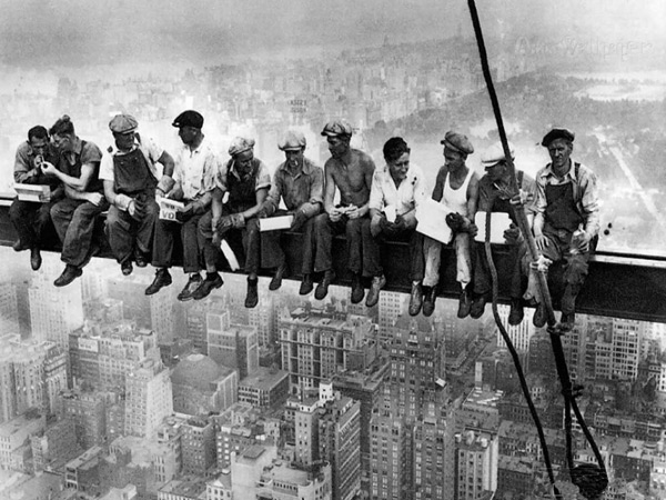 Как строились американские небоскребы: нелегкая профессия высотника