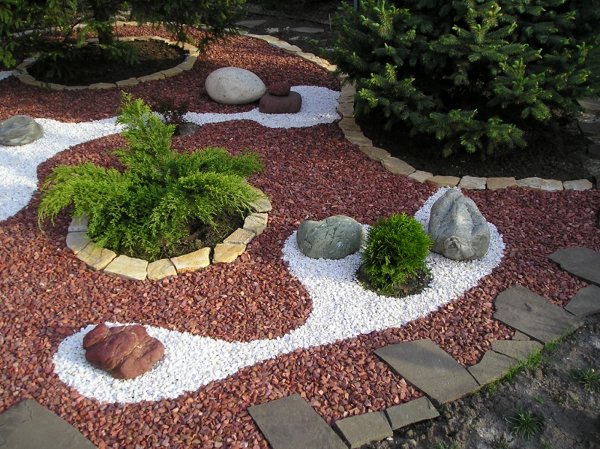 Оформляем сад в восточном стиле: щебень, гравий и валуны