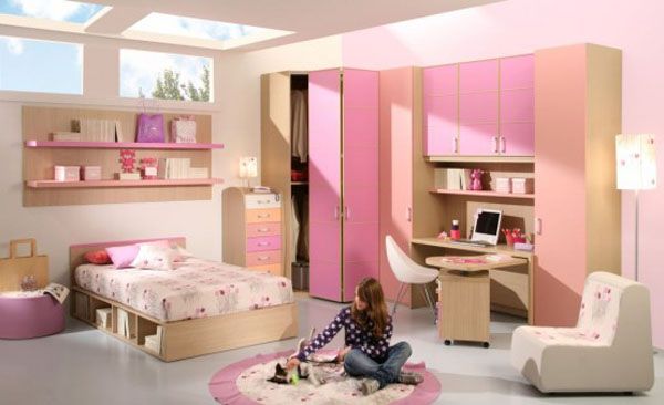 интерьер комнаты для девушки, комната для девушки, дизайн комнаты для девушки