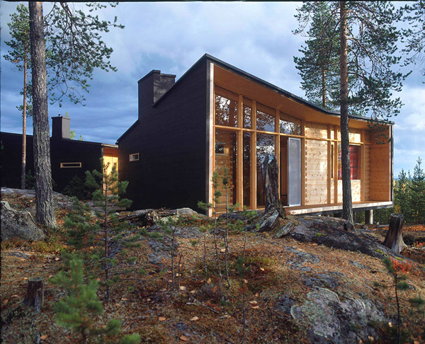 Деревянный дом Valtanen в Лапландии: единение с природой
