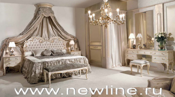 Итальянские спальни в стиле неоклассика фото