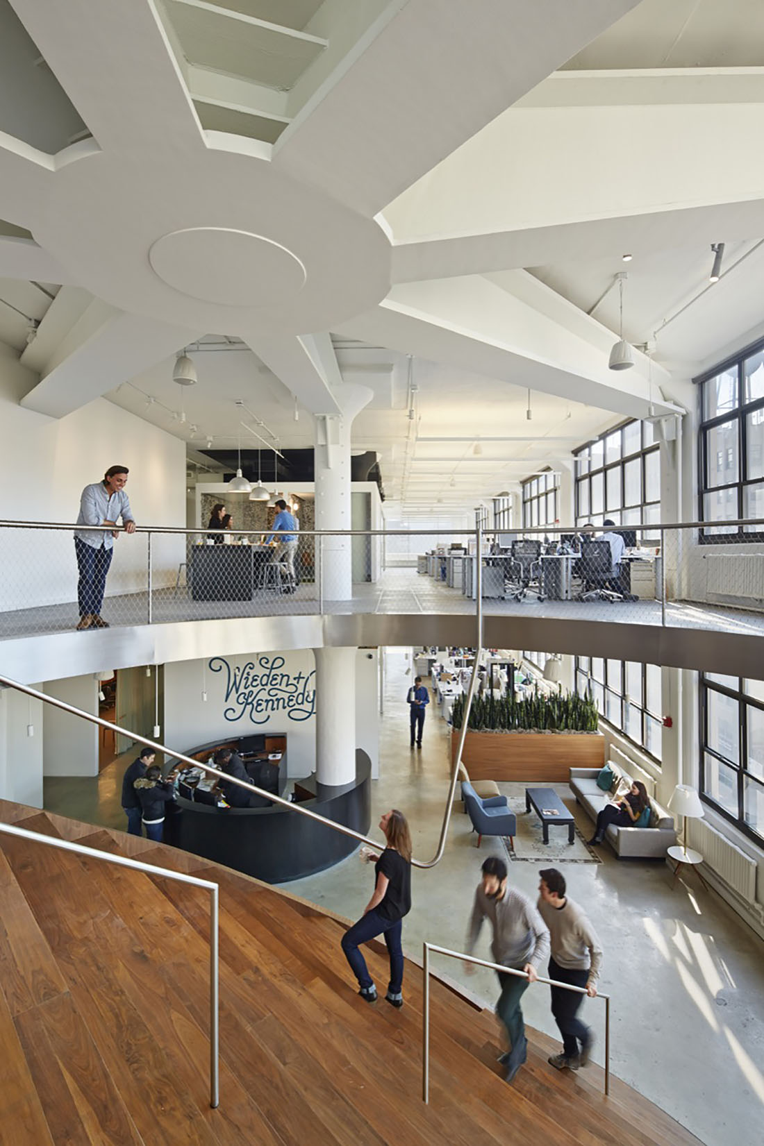 Новый офис рекламного агентства Wieden+Kennedy в Нью-Йорке