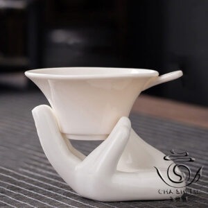 Керамічне ситечко для чаю з підставкою