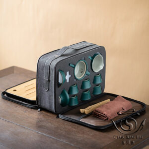 Дорожній набір чайного посуду для подорожей з чабанню