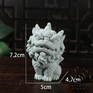 Фігурка чайна глиняна Чашень Лев