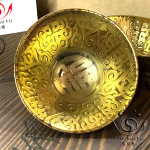 Чайна піала із золотим напиленням