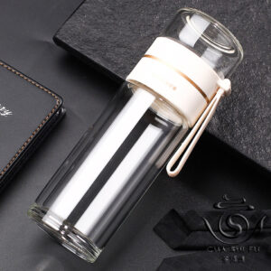 Колба для заварювання китайського чаю, 400 мл. Рожева