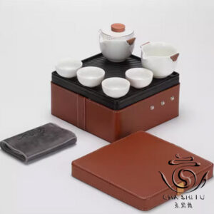 Дорожній набір посуду для чайної церемонії на 4 особи