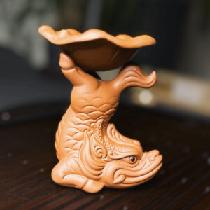 Керамічне ситечко для чаю «Риба-Дракон»