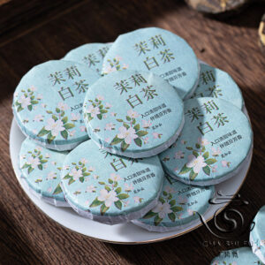 Чай порційний Шоумей с жасміном   млинець 8г