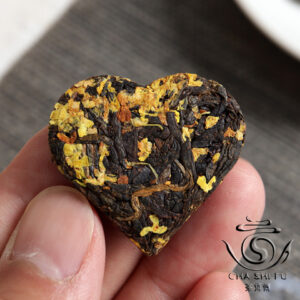 Дяньхун з османтусом у формі сердця  8 грам Чай порційний